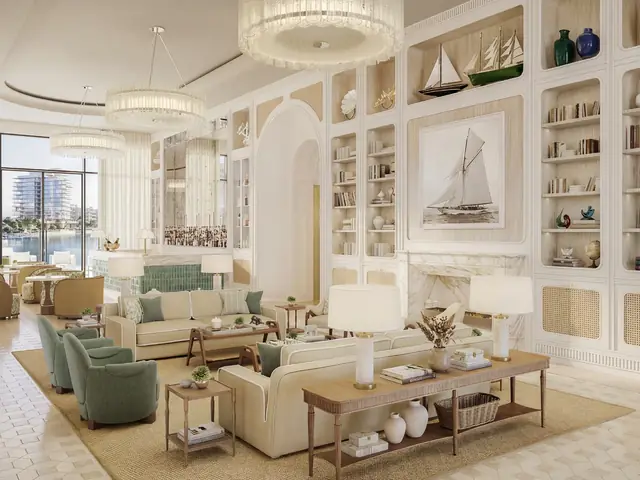Lounge with sea views at The Bristol