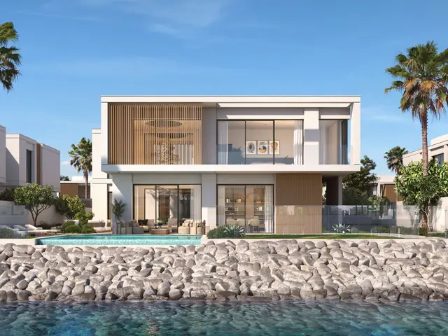 Six-bedroom waterfront villa on the canal edge